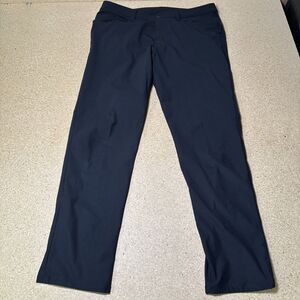 Lululemon ABC Pant Classic Mens 36 Dark Black Stretch H2